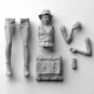 1/32 - 1/24 Resin Model Kit Modern Asian Beautiful Girl Nature Photographer Unpa