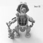 1/35 Resin Steampunk Model Kit Beautiful Girl Mechanical Driver Unpainted