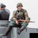 1/16 Resin Model Kit German Soldier Infantryman WW2 Unpainted