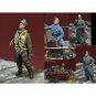 1/35 4pcs Resin Model Kit German Soldiers Pilots WW2 Unpainted
