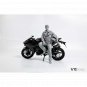 1/12 Resin Model Kit Modern Motorcyclist Speed Racer (no moto) Unpainted