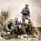 1/35 3pcs Resin Model Kit German Soldiers Machine Gun Team WW1 Unpainted