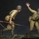1/35 2pcs Resin Model Kit Japanese Soldiers Infantry WW2 Unpainted