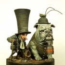 1/32 Resin Model Kit Elf and Bulldog Fairy Tales Miniature Unpainted