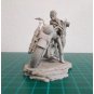 1/24 Resin Model Kit Beautiful Girl Motorcyclist Post-Apocalypse Unpainted