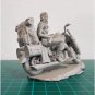 1/24 Resin Model Kit Beautiful Girl Motorcyclist Post-Apocalypse Unpainted