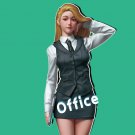 1/35 1/24 1/14 Resin Model Kit Modern Asian Beautiful Girl School Teacher Unpain