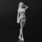 1/35 1/24 1/14 Resin Model Kit Modern Asian Beautiful Girl School Teacher Unpain