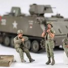 1/35 4pcs Resin Model Kit Vietnam War US Army Soldiers (no tank) Unpainted