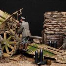 1/35 Resin Figure Model Kit German Soldiers Artillery (no gun) WW1 Unpainted