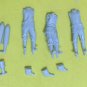 1/35 Resin Figure Model Kit German Soldiers Artillery (no gun) WW1 Unpainted