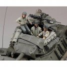 1/35 4pcs Figures Resin Model Kit US Army Tank Crew (no tank) WW2 Unpainted