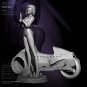 1/24 Resin Cyberpunk Model Kit Beautiful Girl with Motorcycle TD-3163 Unpainted