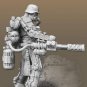 1/35 Resin Model Kit German Soldier Flamethrower Wolfenstein Steampunk Unpainted