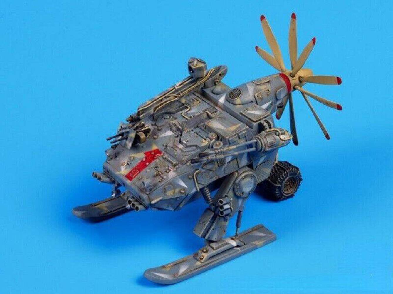 1/35 Resin Steampunk Model Kit Aircraft Secret Weapons Sci-Fi Unpainted