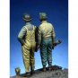 1/35 2pcs Resin Model Kit US Army Soldiers Tank Crew WW2 Unpainted