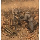 1/35 2pcs Resin Model Kit German Soldiers Artillery Crew WW2 Unpainted