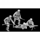 1/35 4pcs Resin Model Kit German Soldiers Infantry WW2 Unpainted