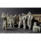 1/35 7pcs Resin Model Kit British Soldiers Land Rover Crew (no car) WW2 Unpainte