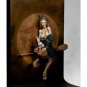 1/24 Resin Model Kit Beautiful Girl Woman Witch on a Broomstick Unpainted