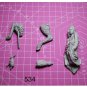 1/24 Resin Model Kit Beautiful Girl Woman Witch on a Broomstick Unpainted