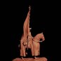 1/24 Resin Model Kit Medieval Knight Crusader Rider Horseman Unpainted