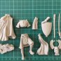 1/20 90mm Resin Model Kit Medieval Knight Teutonic Warrior Unpainted