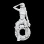 1/32 1/24 Resin Model Kit Modern Asian Beautiful Girl Mechanic Repairing Car Unp