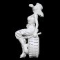 1/32 1/24 Resin Model Kit Modern Asian Beautiful Girl Mechanic Repairing Car Unp
