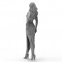 1/24 Resin Model Kit Modern Beautiful Girl Emissary Lucy Agent Unpainted