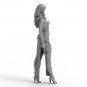 1/24 Resin Model Kit Modern Beautiful Girl Emissary Lucy Agent Unpainted