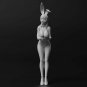 1/32 1/24 1/14 Resin Model Kit Modern Asian Beautiful Girl Rabbit Dancer Unpaint
