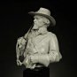 1/12 BUST Resin Model Kit American Civil War Cavalry Officer Confederate Unpaint