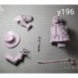 1/12 BUST Resin Model Kit American Civil War Cavalry Officer Confederate Unpaint