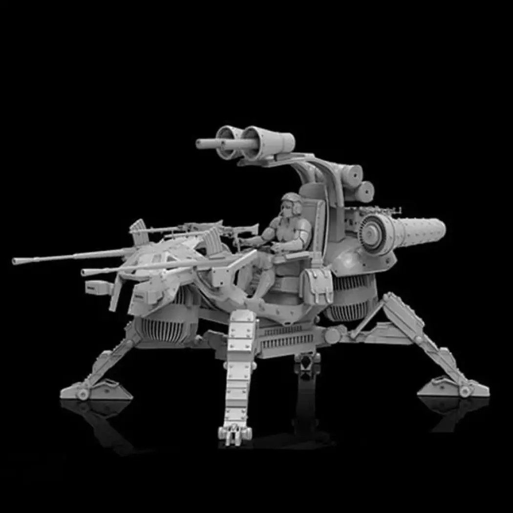 1/35 Resin Steampunk Model Kit Mechanical Scorpio and Driver Sci-Fi Unpainted