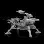 1/35 Resin Steampunk Model Kit Mechanical Scorpio and Driver Sci-Fi Unpainted