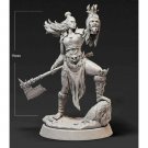 1/24 3D Print Model Kit Girl Orc Barbarian Warcraft Unpainted