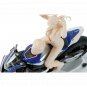 1/9 Resin Model Kit Beautiful Girl Motorcyclist Speed Racer Unpainted