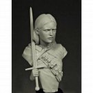 1/12 BUST Resin Model Kit Beautiful Girl Celtic Warrior Unpainted