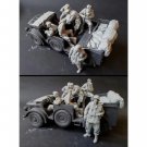 1/35 6pcs Resin Model Kit German Soldiers Infantry (no car) WW2 Unpainted