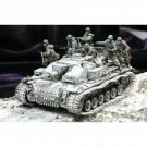 1/35 8pcs Figures Resin Model Kit Winter German Soldiers (no tank) WW2 Unpainted