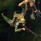 1/35 2pcs Resin Model Kit Vietnam War US Army Soldiers Gunners Unpainted