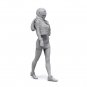 1/24 Resin Model Kit Modern Beautiful Girl Motorcyclist Driver Unpainted