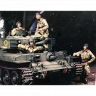 1/35 4pcs Resin Model Kit British Soldiers Tank Crew WW2 (no tank) Unpainted
