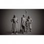 1/24 75mm Resin Model Kit Medieval Knights Warriors Crusaders Unpainted