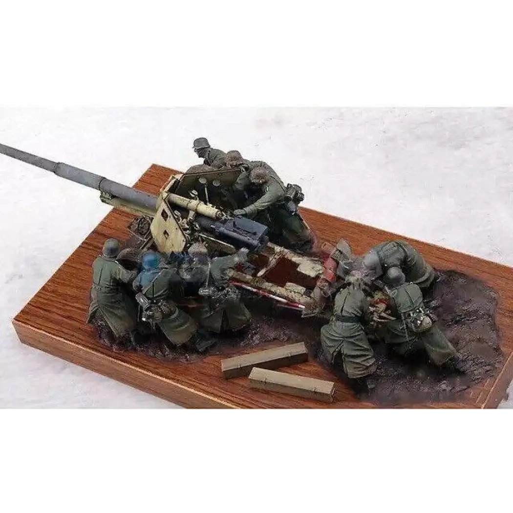 1/35 9pcs Resin Model Kit German Soldiers (no gun) WW2 Unpainted