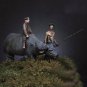 1/35 Resin Model Kit Vietnam War Vietnam Children & Buffalo Unpainted