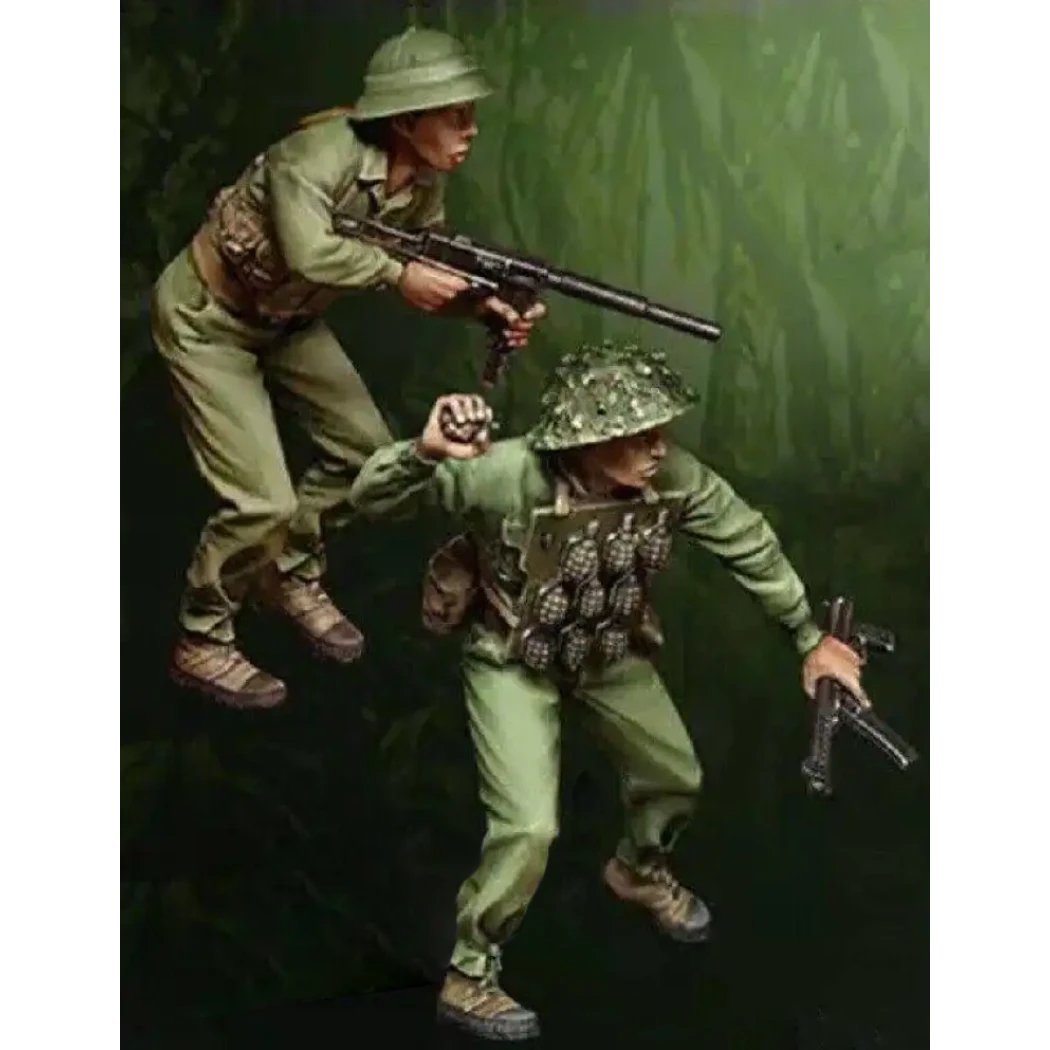 1/35 Resin Figure Model Kit Vietnam Soldiers Vietnam War Unpainted Unassembled