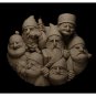 1/12 PLATE Resin Model Kit Seven Gnomes Dwarfs Fairy Tales Unpainted