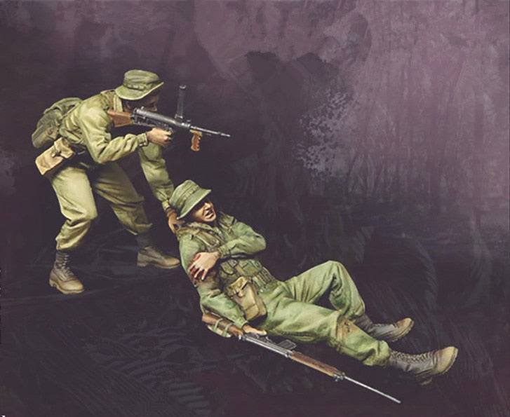 1/35 Resin Model Kit Australian Soldiers Vietnam War Unpainted